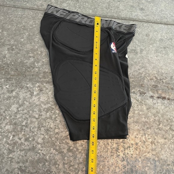 NWT Nike HyperStrong Padded NBA Player Issue Compression Shorts Black XXL 881966 - Picture 14 of 14
